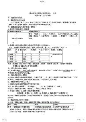 2022年高中生物必修一必修二必修三知识点实验总结解读 2.pdf