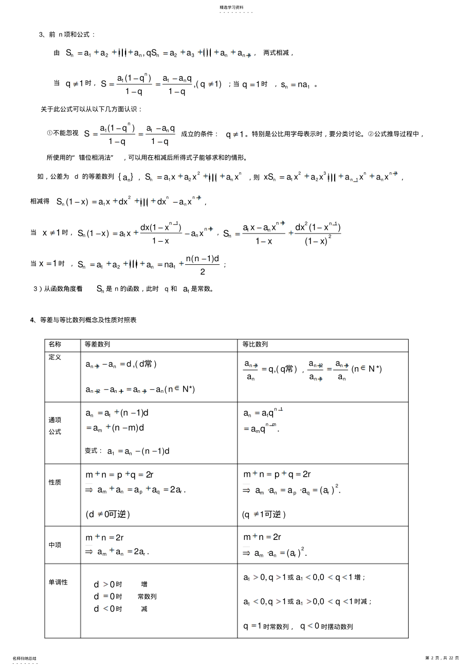 2022年数列高考知识点大扫描 2.pdf_第2页