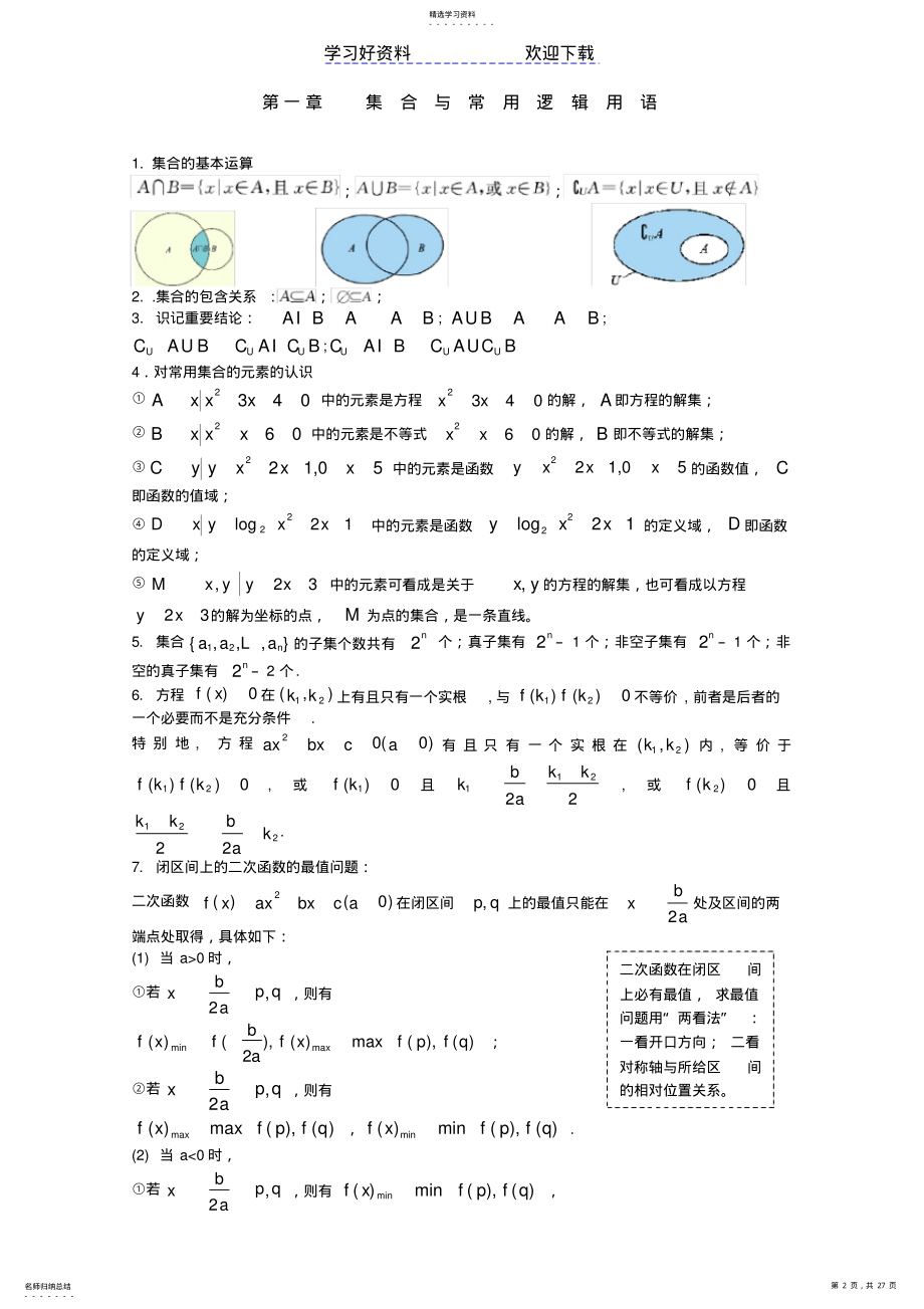 2022年高考数学常用公式及重要基础知识记忆检查 .pdf_第2页