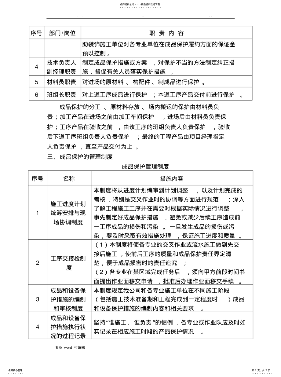 2022年成品保护与现场管理 .pdf_第2页