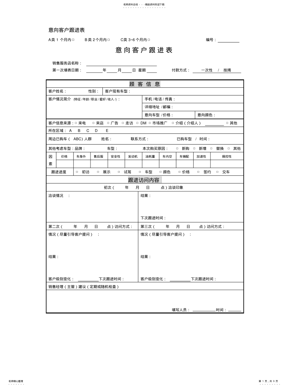 2022年意向客户跟进表整理 .pdf_第1页