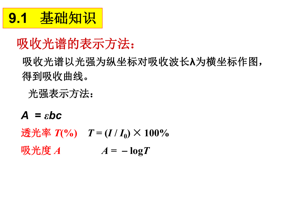 吉林大学《仪器分析》9-紫外可见吸收光谱法ppt课件.ppt_第2页