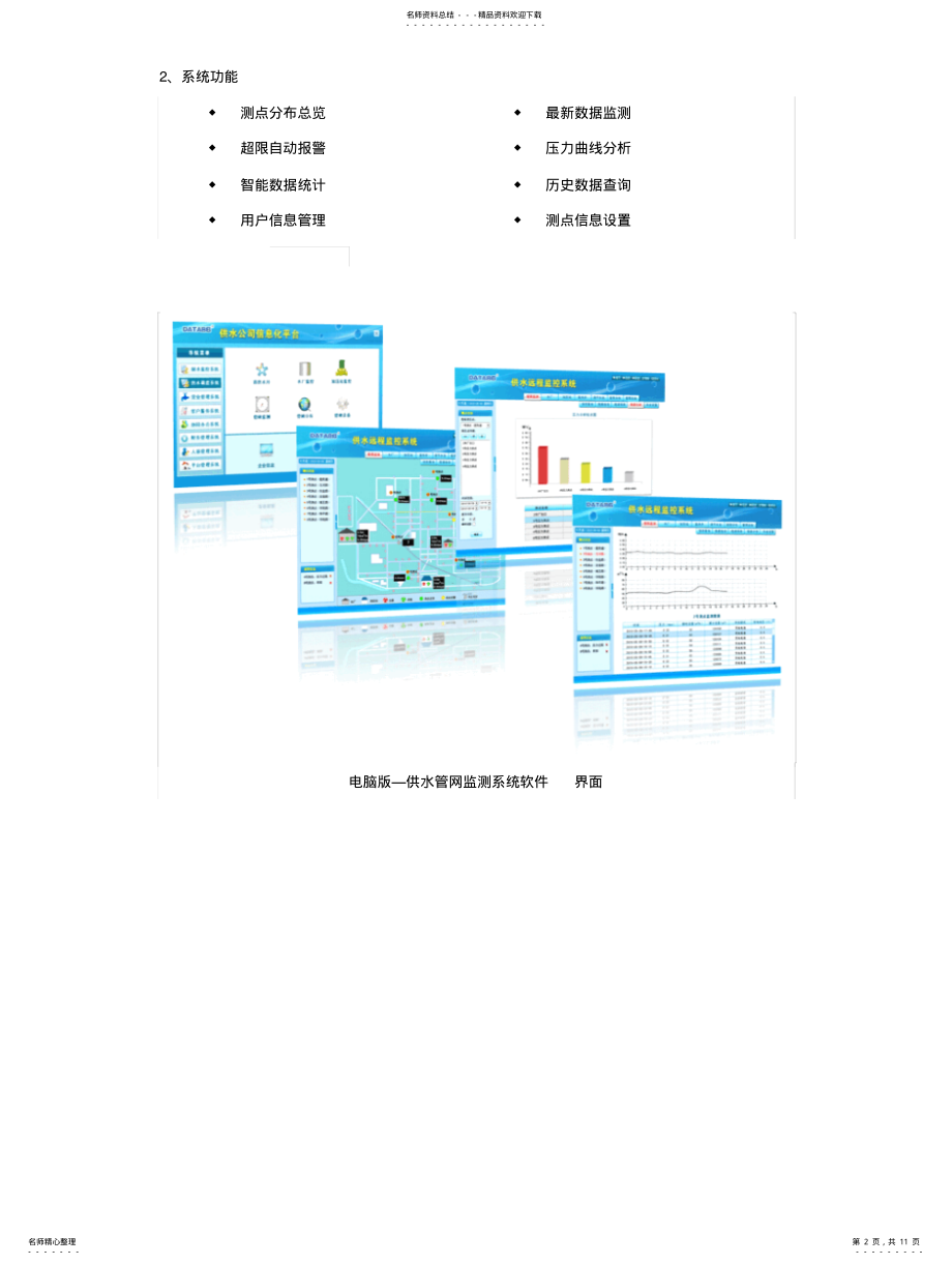 2022年2022年供水管网监测系统、地下管网监测系统 .pdf_第2页