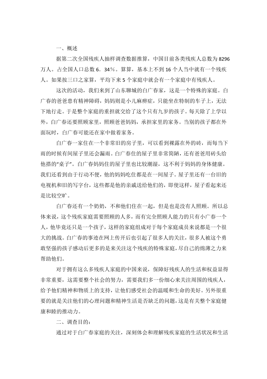 关于山东聊城残疾人家庭生存问题的调查报告范文.doc_第2页