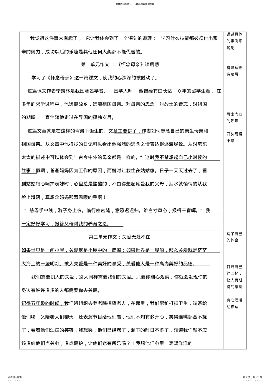 2022年2022年六年级语文作文类型及范文 .pdf_第2页