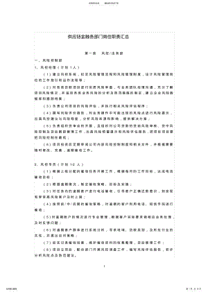 2022年2022年供应链金融各部门岗位职责 2.pdf