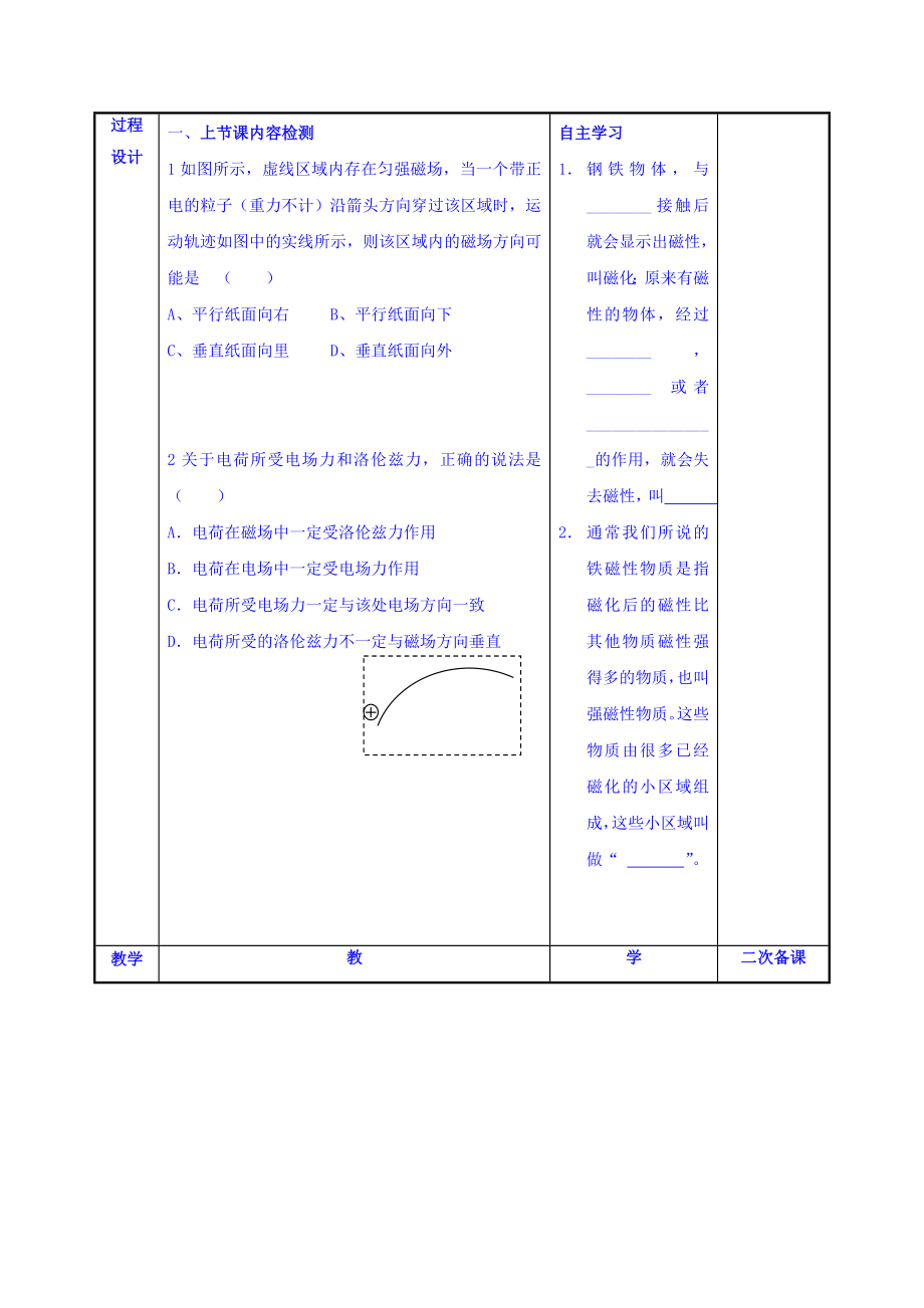 【高中物理】高中物理选修1-1：2.5磁性材料-教案.doc_第2页