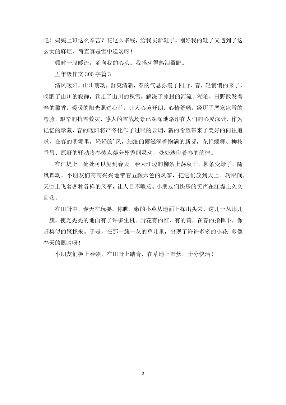 五年级作文300字3篇.docx_第2页