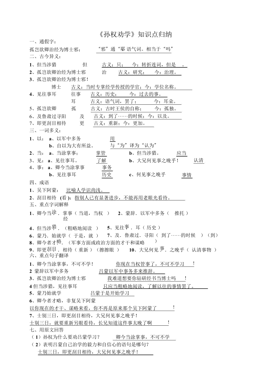 孙权劝学知识点归纳ppt课件.pptx_第1页