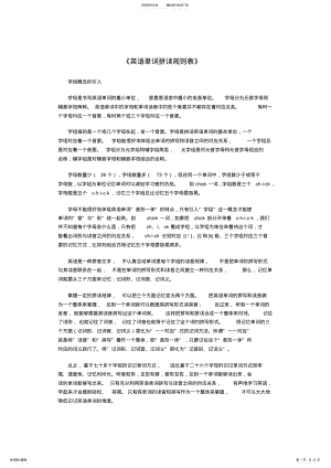 2022年怎样拼读英语单词 .pdf