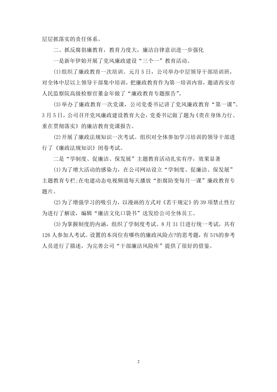 公司审计组组长述职述廉报告.docx_第2页