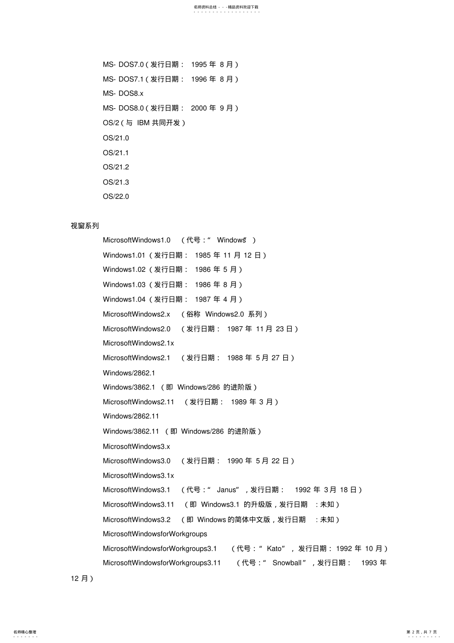 2022年微软操作系统历史年 .pdf_第2页