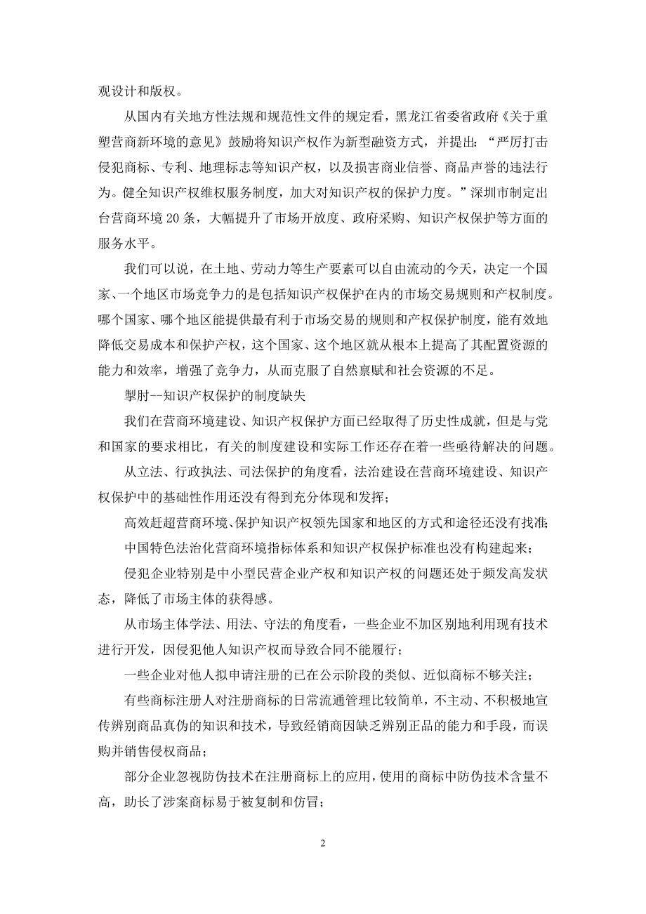 优化法治营商环境提升知识产权保护的国际竞争力.docx_第2页