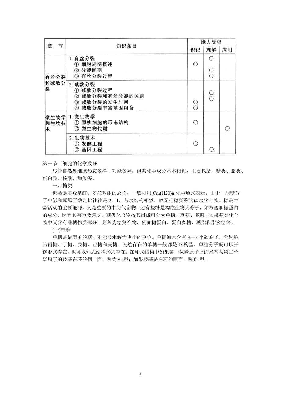 【高中生物】高中生物竞赛辅导资料：第1章--细胞生物学.doc_第2页