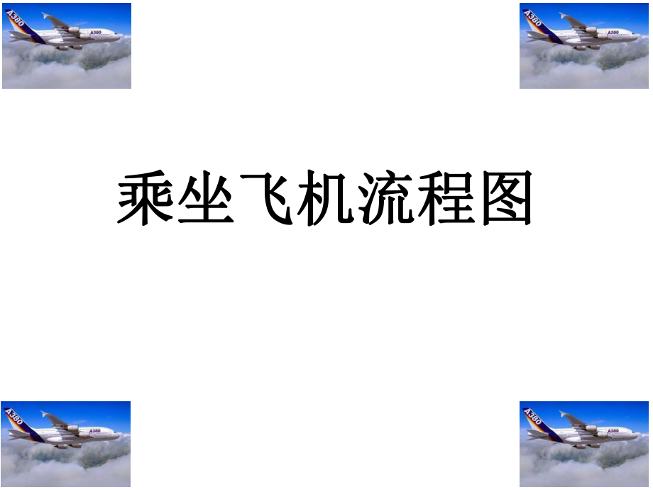 乘坐飞机流程ppt课件.ppt_第1页