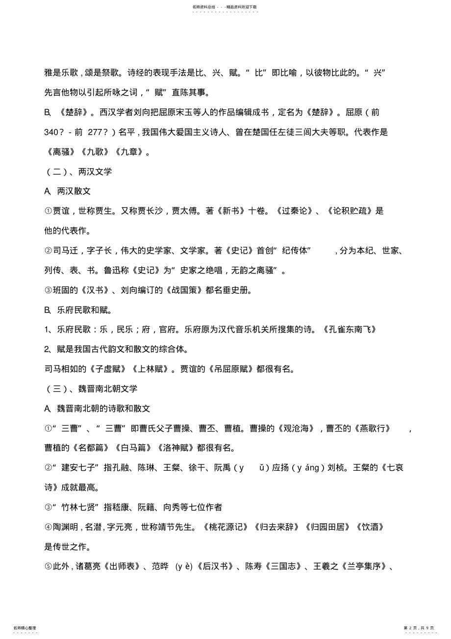 2022年文学常识整理. .pdf_第2页