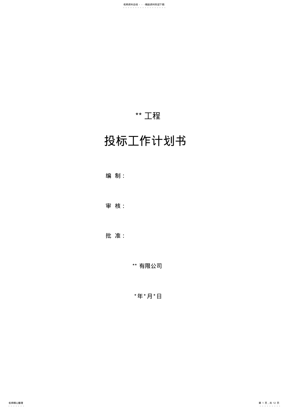 2022年投标计划书 2.pdf_第1页