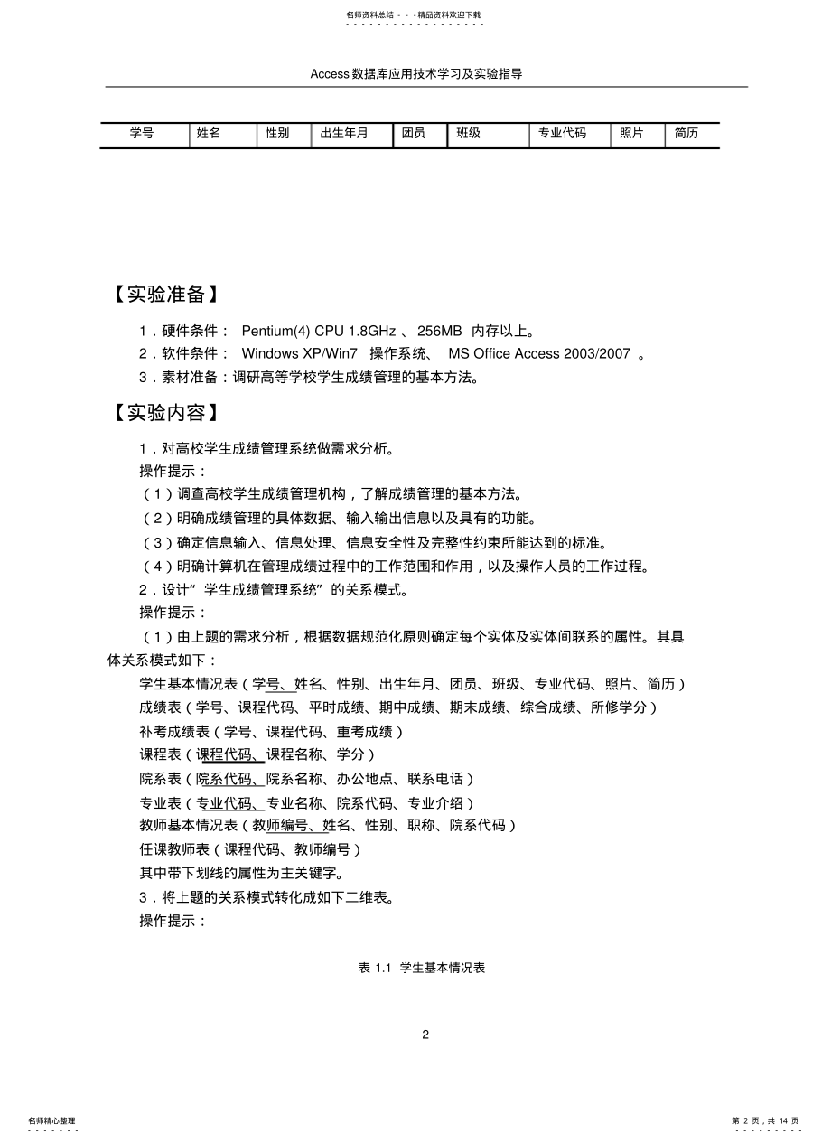 2022年2022年关系数据库设计及创建数据库 .pdf_第2页