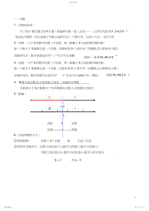 2022年新人教版六年级下册数学知识点.docx