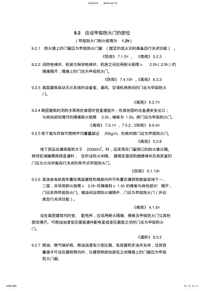 2022年2022年建筑防火门设置规范汇编 .pdf