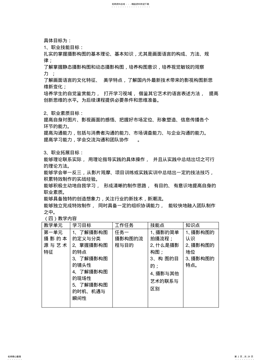 2022年摄影摄像艺术教学设计归类 .pdf_第2页