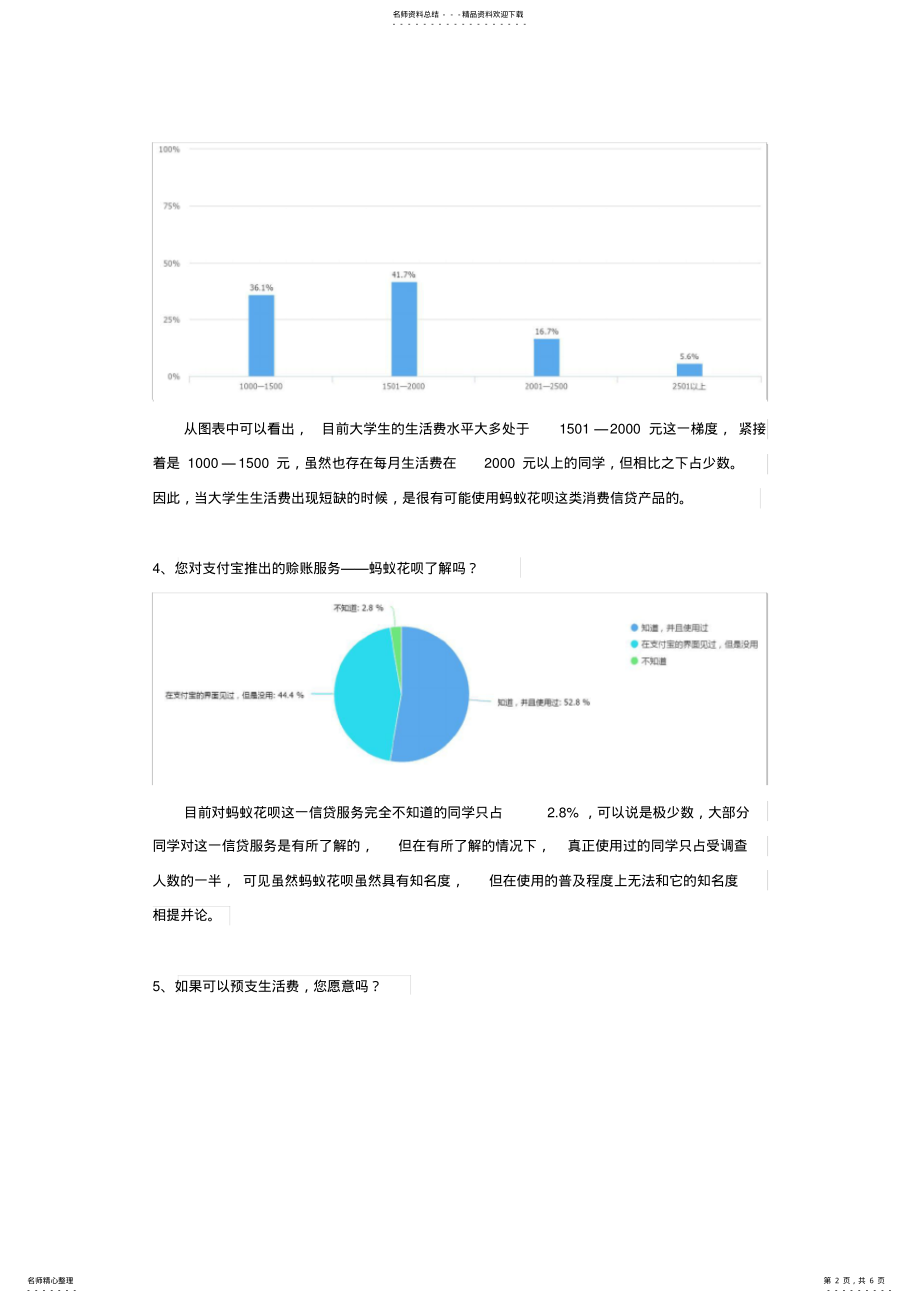 2022年2022年关于大学生花呗使用情况的问卷分析 .pdf_第2页