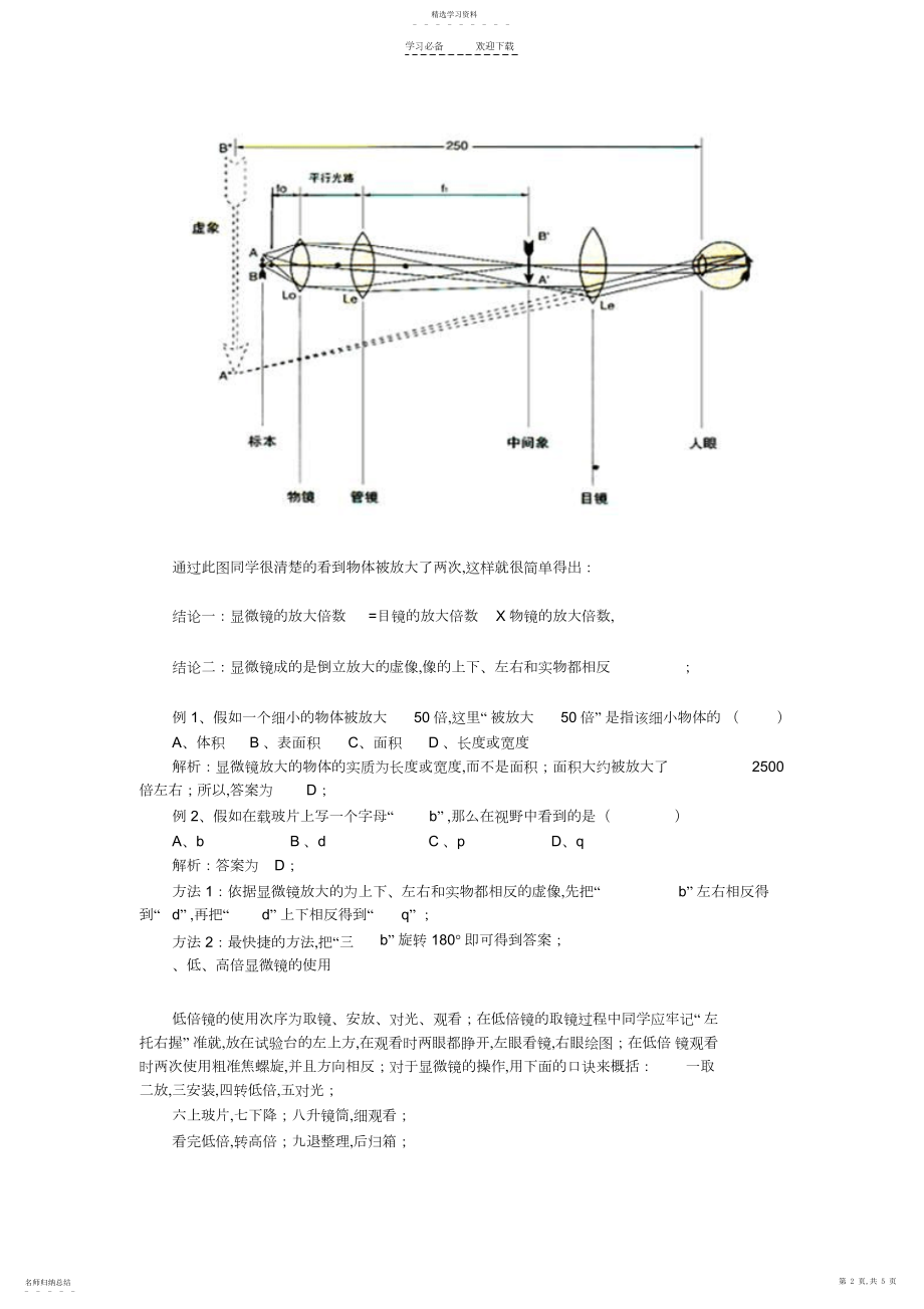 2022年打印显微镜知识点精析.docx_第2页