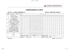 2022年文明宿舍检查评比记录表借鉴 .pdf