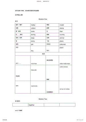 2022年2022年广州新版小学五六年级单词短语中英文汇总电子教案 .pdf