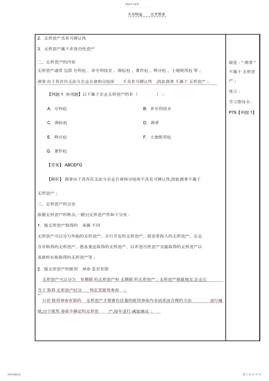 2022年教案中级财务会计第七章无形资产.docx_第2页