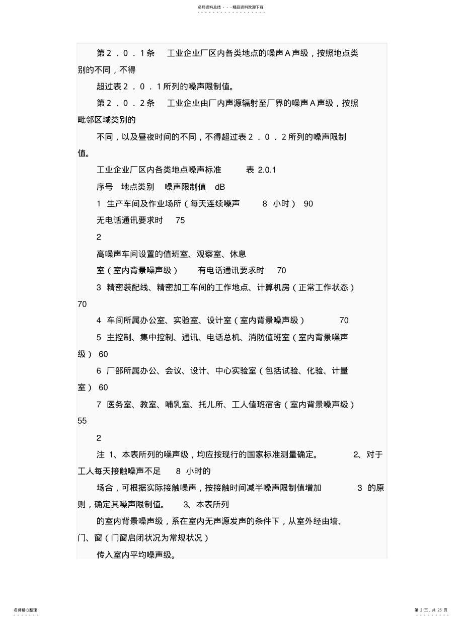 2022年2022年工业企业噪声控制设计规范 .pdf_第2页