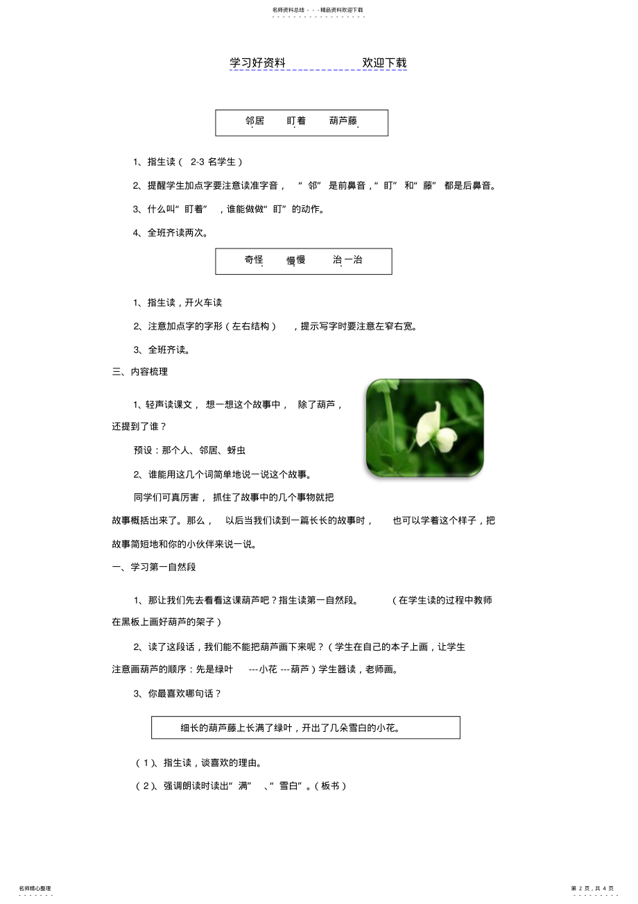 2022年我要的是葫芦教案 .pdf_第2页