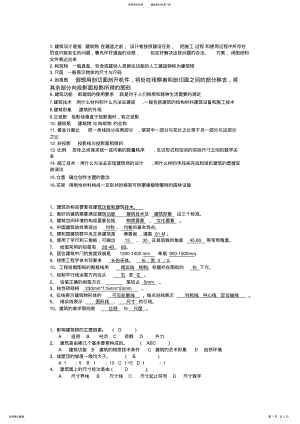 2022年2022年建筑设计基础复习题 .pdf