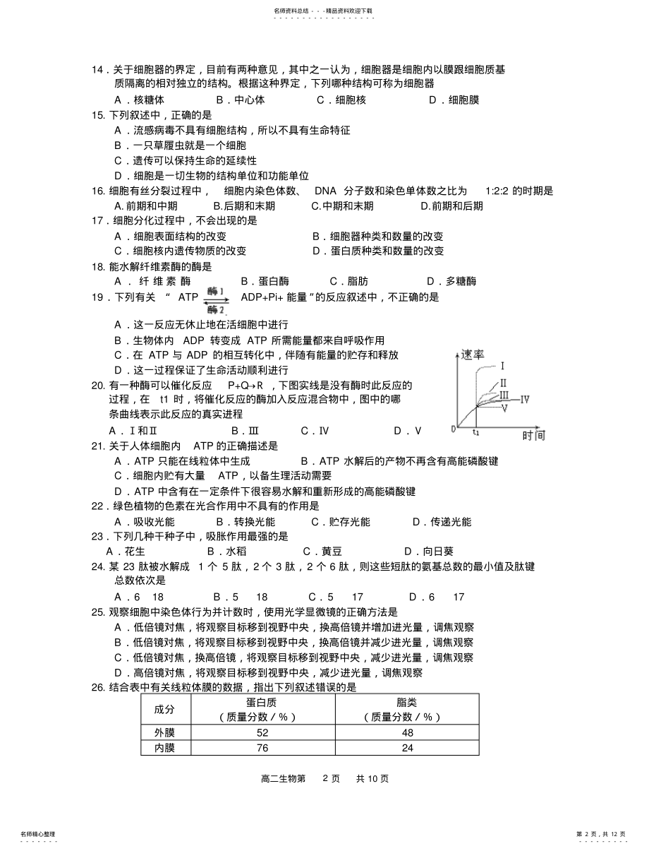 2022年2022年基因的自由组合定律 .pdf_第2页