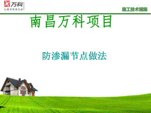 新防渗漏节点做法ppt课件.ppt