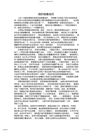 2022年我的销售经历 .pdf