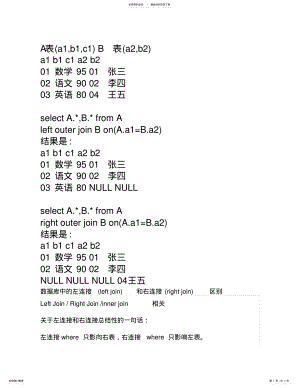 2022年数据库左连接与右连接 .pdf