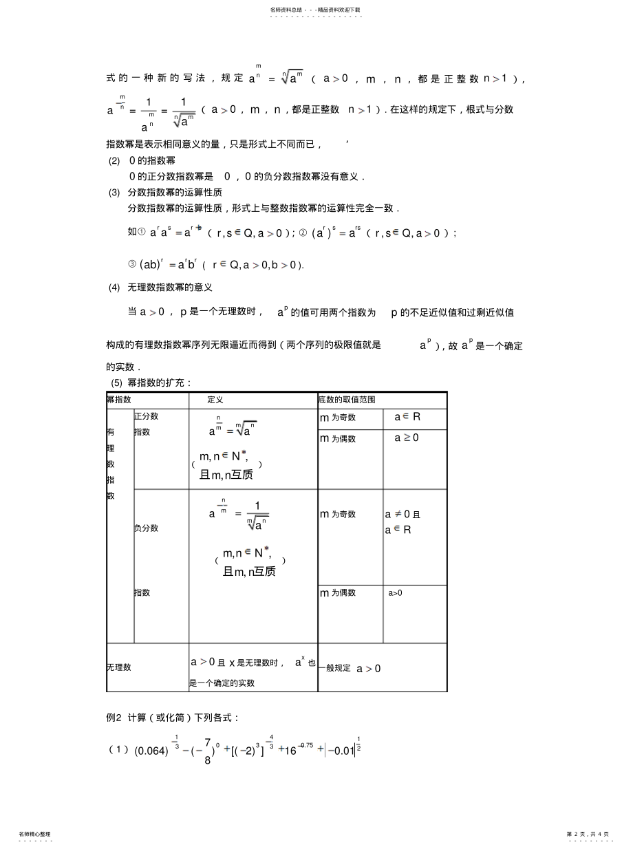 2022年指数与指数幂的运算归类 .pdf_第2页