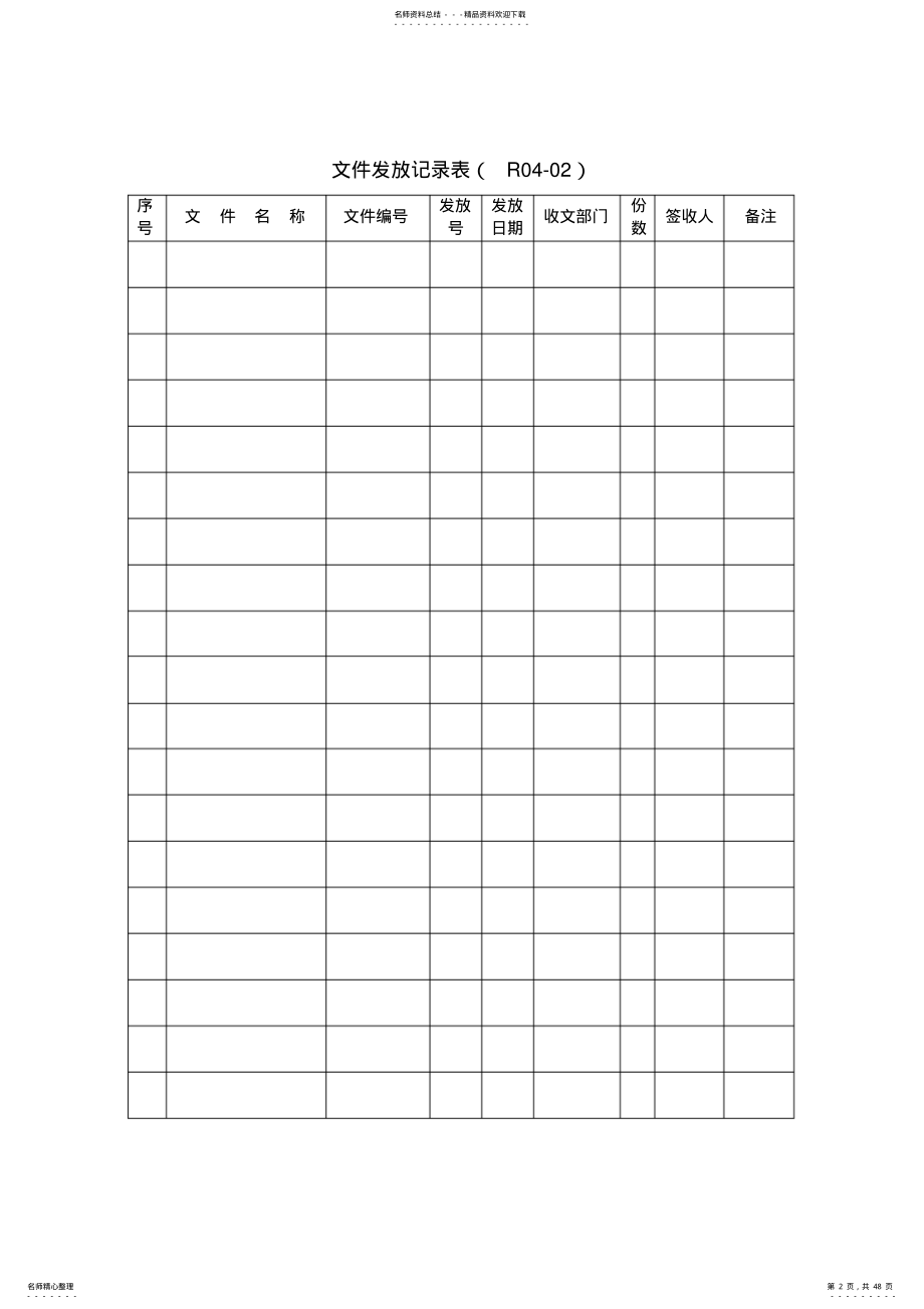 2022年2022年技术部常用表格 .pdf_第2页