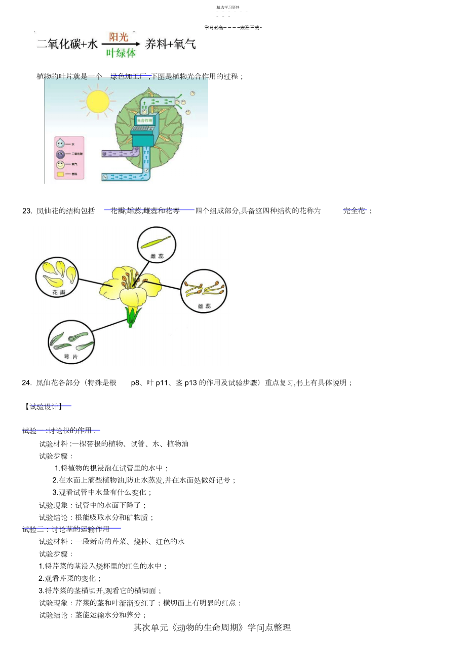 2022年教科版小学三年级下册科学每个单元知识点整理全册.docx_第2页