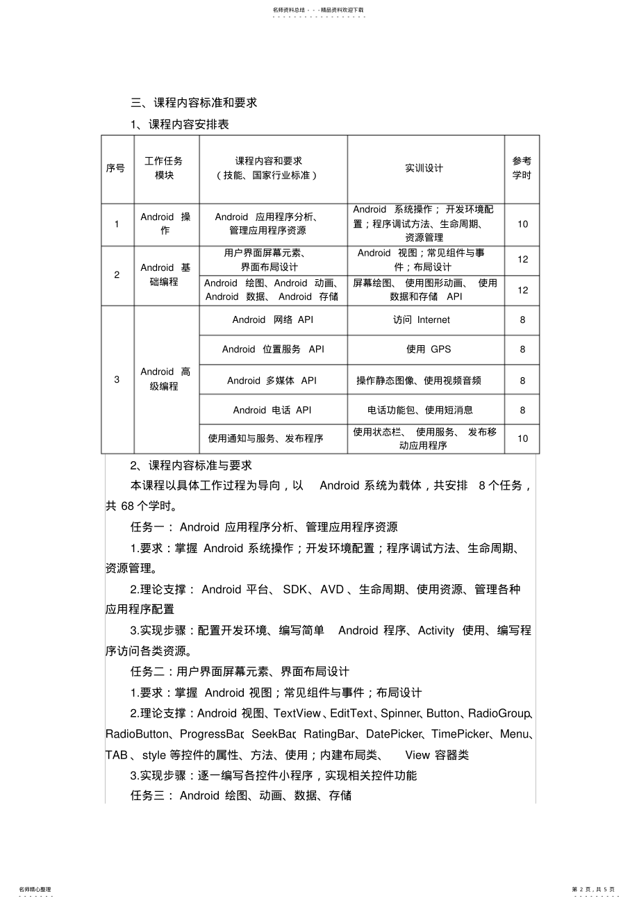 2022年新嵌入式技术课程标准归类 .pdf_第2页