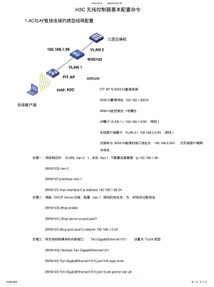 2022年2022年华AC及AP配置 .pdf