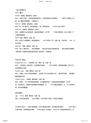 2022年2022年各种胶卷特性 .pdf