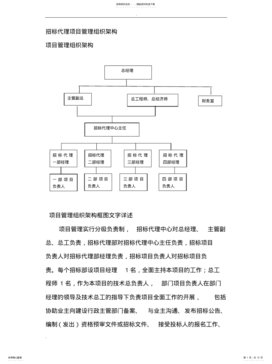 2022年招投标代理机构设置运作机制及流归类 .pdf_第1页