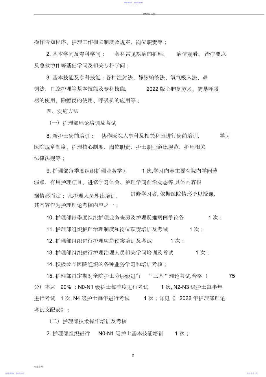 2022年护士分层培训计划.docx_第2页