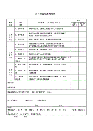 实习生转试用考核表.pdf