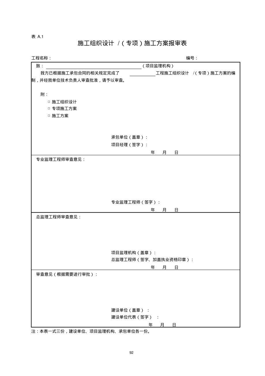 Q／SY1565-2013《炼油化工建设工程监理规范》表格部分.pdf_第2页