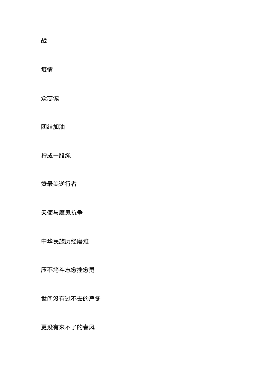 “众志成城,抗击疫情”主题征文：抗疫必胜.pdf_第1页