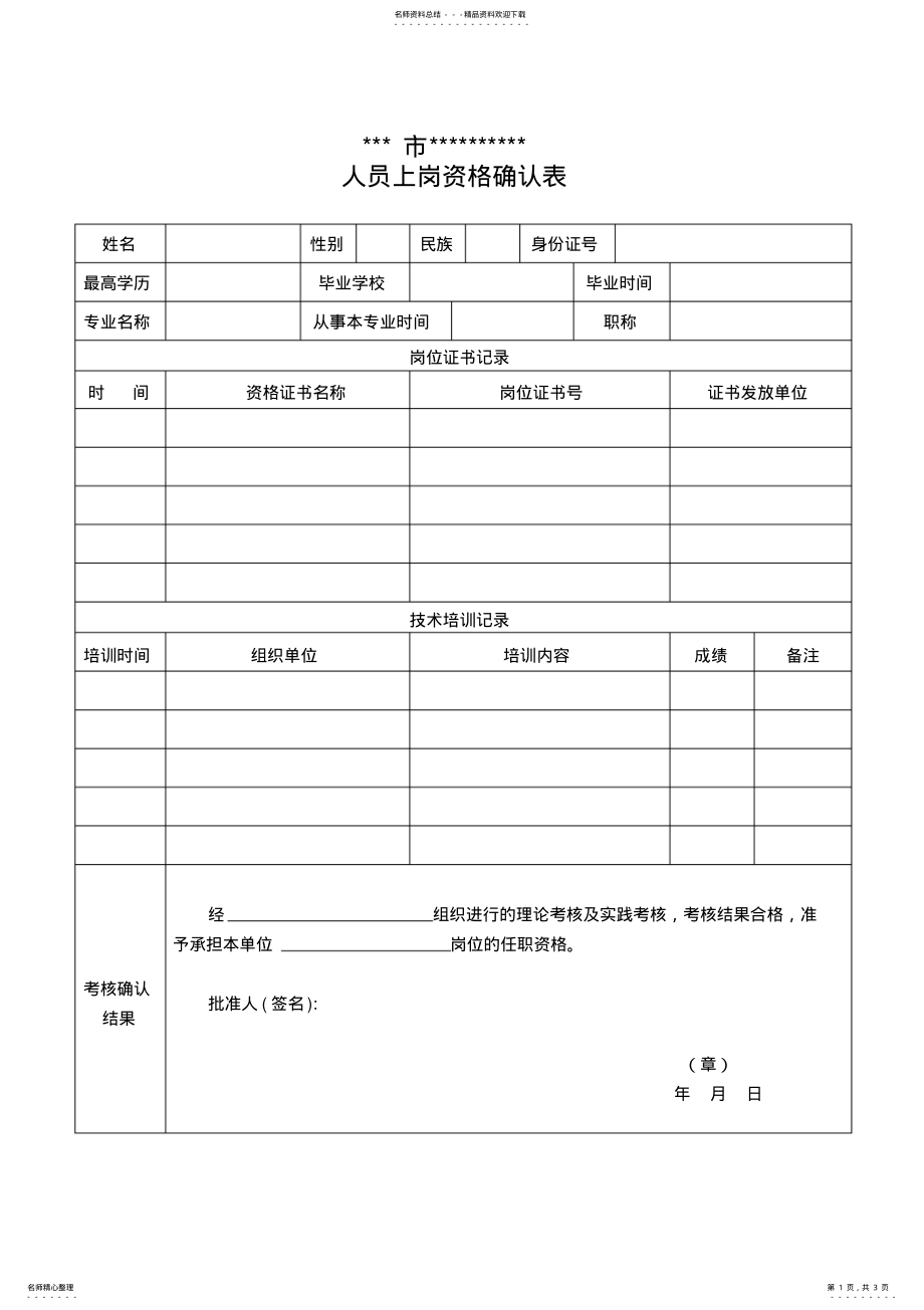 2022年2022年检测人员资格确认表 .pdf_第1页