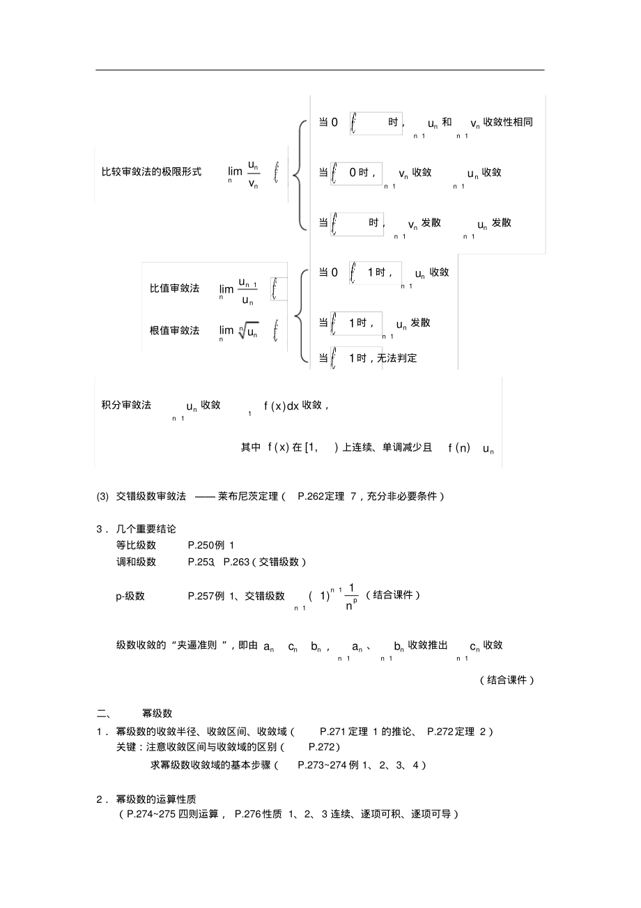 第12章无穷级数知识点总结.pdf_第2页